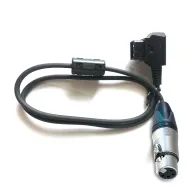 Infinitek D-TAP (M) to 4 pin XLR (F) power cable 0,6 mInfinitek D-TAP (M) to 4 pin XLR (F) power cable 0,6 m