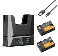 K&F Concept Canon LP-E6NH Modular Dual Battery 2-pack + ChargerK&F Concept Canon LP-E6NH Modular Dual Battery 2-pack + Charger
