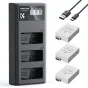 K&F Concept Canon LP-E8 Battery 1200mAh 3-pack Charger
