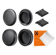 K&F Concept Canon RF Mount Body Cap 2 + Lens Rear Cap 2 + Hot Shoe Cap 2K&F Concept Canon RF Mount Body Cap 2 + Lens Rear Cap 2 + Hot Shoe Cap 2