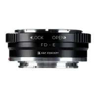 K&F Concept K&F Canon FD Lenses to Sony E Mount Camera Copper AdapterK&F Concept K&F Canon FD Lenses to Sony E Mount Camera Copper Adapter