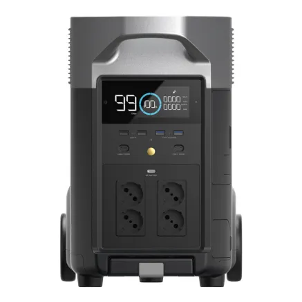 Энергетическая станция EcoFlow Delta Pro + 2x 400W солнечная панель