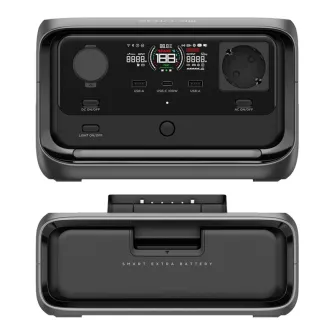 EcoFlow River 3 Plus jaudas stacija ar 286Wh akumulatoru