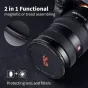 K&F Concept 58mm Magnētiskā Metāla Objektīva Vāciņš 2-in-1