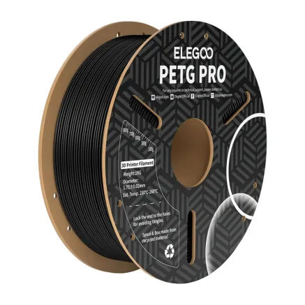 ELEGOO PETG Pro Filaments Melns 1.75mm 1kg