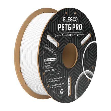 ELEGOO PETG Pro Filaments Balts
