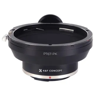 K&F Concept K&F Augstas Precizitātes Objektīva Adaptera Montāža Pentax67-PK