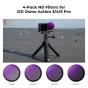 K&F Concept DJI Osmo Action 4 ND Filter Kit ND8+ND16+ND32+ND64 4 Pack