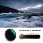 K&F Concept 82mm ND3-1000 ультратонкий переменный ND
