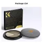K&F Concept 72MM Gold Streak Effect Lens Filter