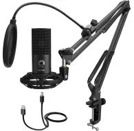 Fifine T669 USB kondensatora mikrofons melnsFifine T669 USB kondensatora mikrofons melns
