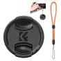 K&F Concept 55MM Objektīva vāciņš ar pretzaudēšanas virvi