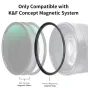 K&F Concept K&F 55MM Magnētiskā Apaļā Spoguļa Sērijas Adaptera Gredzens