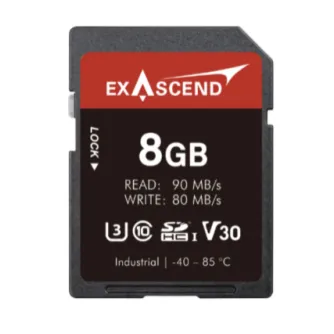 Exascend Industrial SD300 V30 C10 SD 6.0 8GB