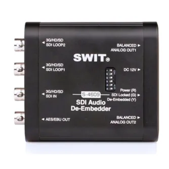 Swit S-4609 SDI Audio De-Embedder