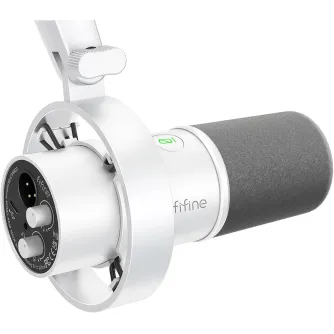 Динамический микрофон Fifine K688W белый