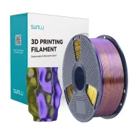Sunlu PLA+ Silk Tri-Color Filament Черный Золотой ПурпурныйSunlu PLA+ Silk Tri-Color Filament Черный Золотой Пурпурный