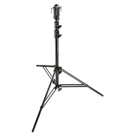 Manfrotto 007BSU Black Chrome Plated 3-Section Steel Stand