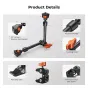 K&F Concept 11-inch Adjustable Magic Arm with Super Clamp