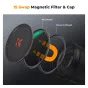 K&F 55MM NANO-X-1/4 Melnais Miglas Magnētiskais Filtrs