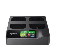 Accsoon TopRig 100W 4-Bay LP-E6 Fast ChargerAccsoon TopRig 100W 4-Bay LP-E6 Fast Charger