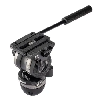 Libec NH40 - Video head with 10 kg load capacity, dual head design