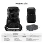 K&F Concept Mugursoma 40L Star Wander05 Melna