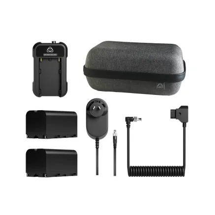 Atomos Universal Power Kit - 2x 5200mAh batteries, quick charger, d-Tap to 