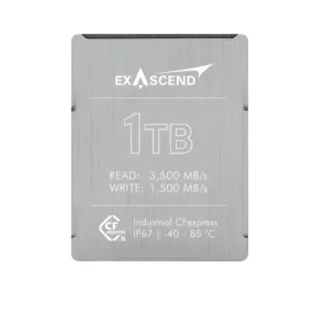 Exascend Industrial CFexpress CFB400 PCIe Gen4 1TB