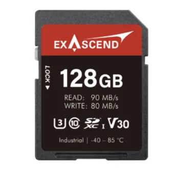 Exascend Industrial SD300 V30 C10 SD 6.0 128GB