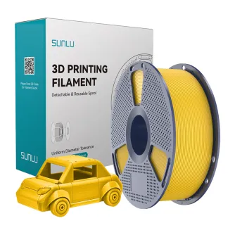 Sunlu PETG Filaments Spilgti dzeltena