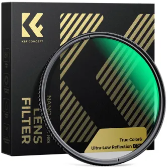 K&F Concept 52mm Patiesas krāsas ultra-zema atstarošanas CPL filtrs