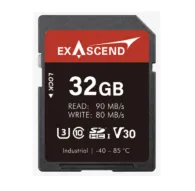 Exascend Industrial SD300 V30 C10 SD 6.0 32GBExascend Industrial SD300 V30 C10 SD 6.0 32GB