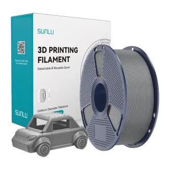 Sunlu PETG Filament Gray - Durable, high-quality 3D printing material
