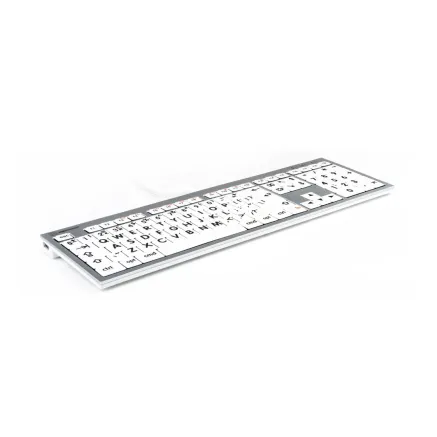LogicKeyboard XLPrint ALBA Melns uz Balta tastatūra UK