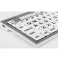 LogicKeyboard XLPrint ALBA Melns uz Balta tastatūra UK