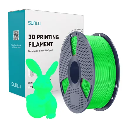 Sunlu PLA Spīd Tumšajā Zaļš - 1.75mm filaments, 1kg spole