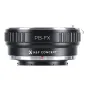 K&F Concept PB-FX Lens Adapter - Brass and aluminum, manual operation, infinity 