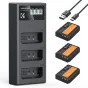 K&F Concept K&F Canon LP-E10 3x battery + Charger set