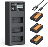 K&F Concept K&F Canon LP-E10 3x battery + Charger setK&F Concept K&F Canon LP-E10 3x battery + Charger set