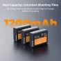 K&F Concept K&F Canon LP-E10 3x battery + Charger set