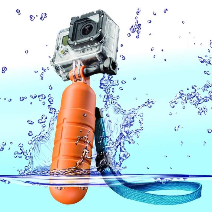 Sporta kameru aksesuāri - mantona buoyancy aid incl. handle for GoPro 20227 - ātri pasūtīt no ražotāja