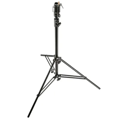 Manfrotto 008BSU Melnā Cinka Tērauda Junior Statīvs