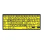 LogicKeyboard XLPrint Bluetooth Black on Yellow UK