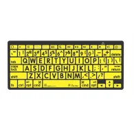 LogicKeyboard XLPrint Bluetooth Black on Yellow UKLogicKeyboard XLPrint Bluetooth Black on Yellow UK
