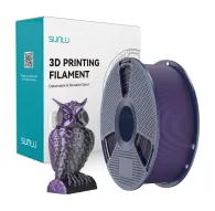 Sunlu PLA+ Silk Двухцветный Филамент Черный и ФиолетовыйSunlu PLA+ Silk Двухцветный Филамент Черный и Фиолетовый