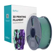 Sunlu PLA+ Silk Dual Color Filament Green-PurpleSunlu PLA+ Silk Dual Color Filament Green-Purple