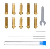 ELEGOO Neptune 4 Plus 4 Max Brass Nozzle Set 0.4mm x4 0.6mm x2 0.8mm x2 1.0mm x2ELEGOO Neptune 4 Plus 4 Max Brass Nozzle Set 0.4mm x4 0.6mm x2 0.8mm x2 1.0mm x2