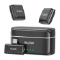 TELESIN беспроводной петличный микрофон + powerbank для телефонов (USB-C)
