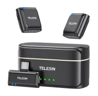 TELESIN wireless tie microphone + powerbank for phones (USB-C)TELESIN wireless tie microphone + powerbank for phones (USB-C)